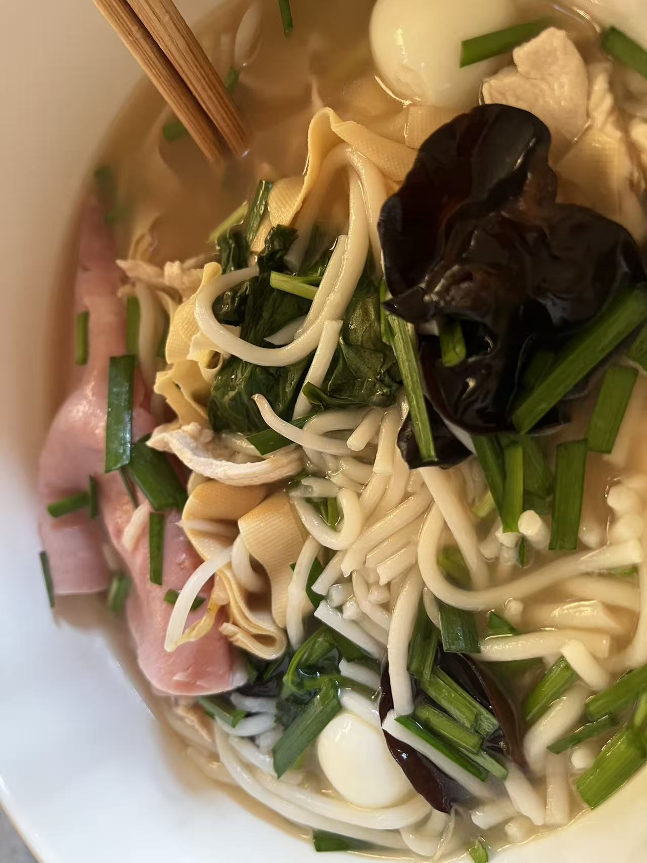 Chicken Rice Noodle Soup